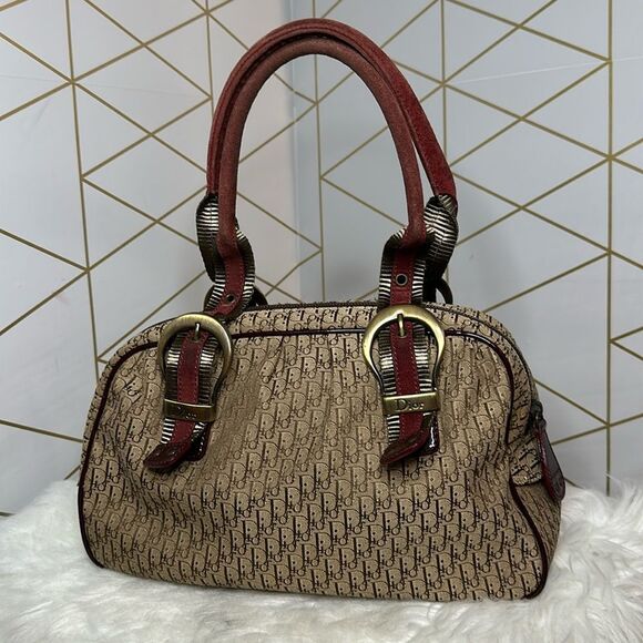 💯Authentic Christian Dior Satchel Monogram Handbag🍀 - Picture 1 of 17
